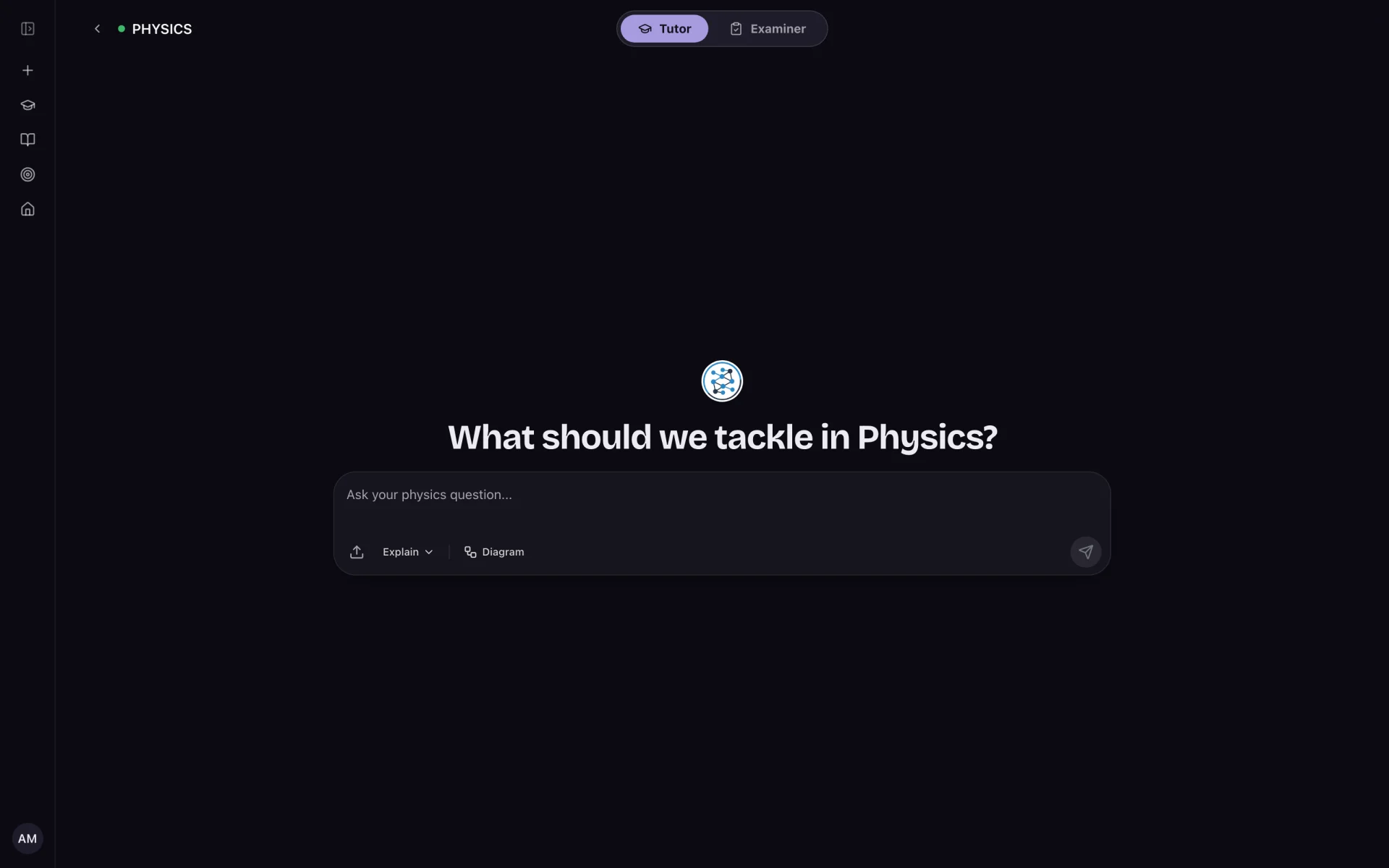NeuraGeek AI Tutor: Start in the context of the subject workspace you opened
